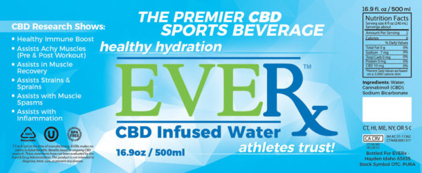 Puration Announces First EVERx CBD Infused Bottled Water